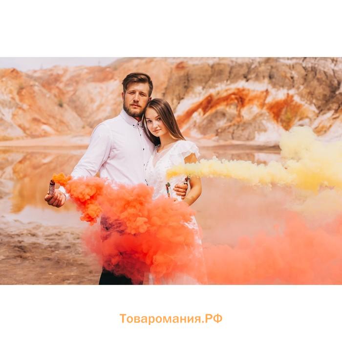 Цветной дым красный, заряд 0.8 дюйма, ПРОФИ, высокая интенсивность, 60 сек
