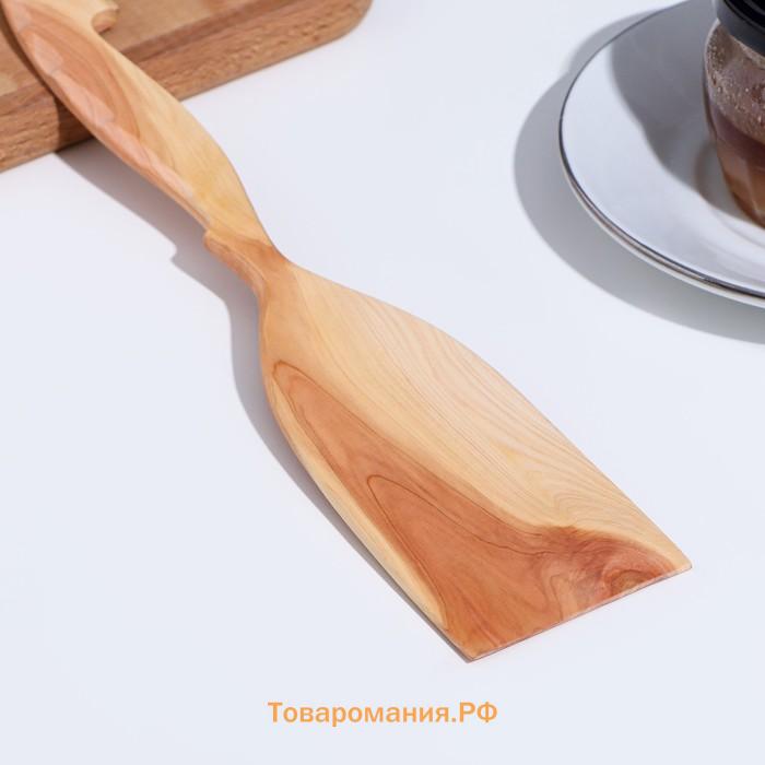 Лопатка кухонная, 29х6см, туя