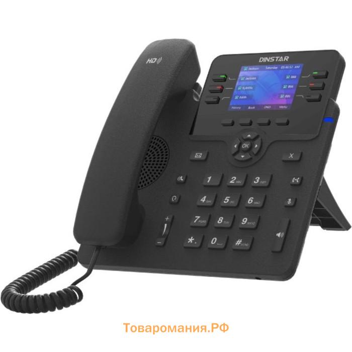 Телефон IP Dinstar C63GP, чёрный