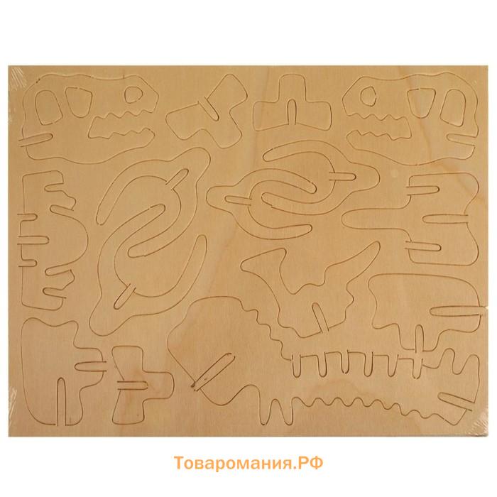 Конструктор деревянный «Тиранозавр», 29 деталей