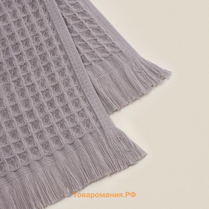 Полотенце вафельное SL HOME: Boho "Софт Мист" 90х150 см, 100% хлопок, 300 г/м2