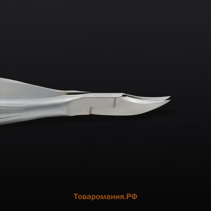 Кусачки педикюрные «Premium satin», скрытая пружина, 10.9 см, длина лезвия - 16 мм