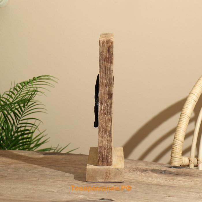 Сувенир «Раздумье», 23.5×9.5×34 см, полимерная смола, манговое дерево