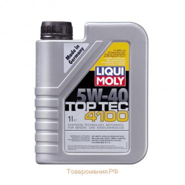 Масло моторное  Liqui Moly Top Tec 4100 5W-40, 1 л