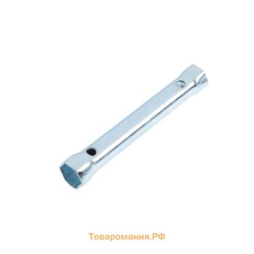 Ключ торцевой трубчатый ТУНДРА, оцинкованный, 14×15 мм