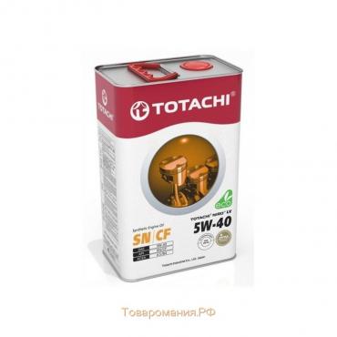 Масло моторное Totachi NIRO LV SAE 5W-40 API SP, SN PLUS, ACEA A3/B4, синтетическое, 4 л