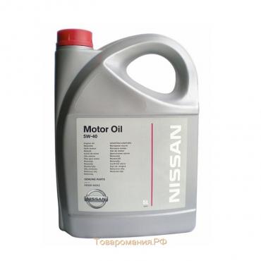 Моторное масло NISSAN 5W-40, 5л