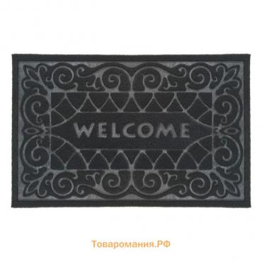 Коврик фигурный "Welcome" 40х60 см