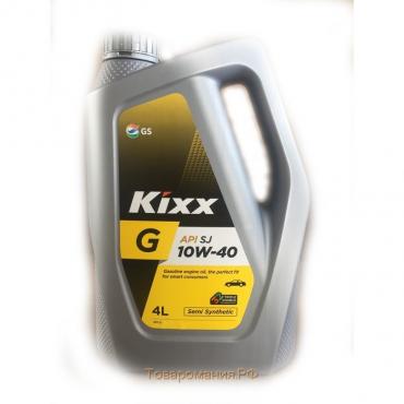 Масло моторное  Kixx G SJ 10W-40 Gold, 4 л пласт.