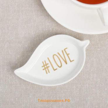 Подставка под чайные пакетики LOVE, 7×10 см