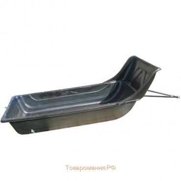 Сани волокуши CenterPlast 1800 с отбойником с накладками, 196 x 80 x 67 см