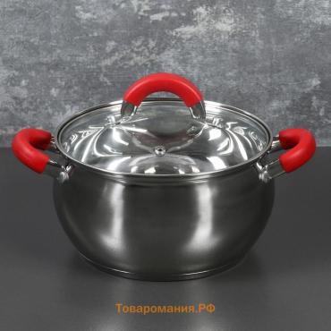 Кастрюля  «Вернер», 2.5 л, d=18 см, с крышкой, нержавеющая сталь, капсульное дно, индукция