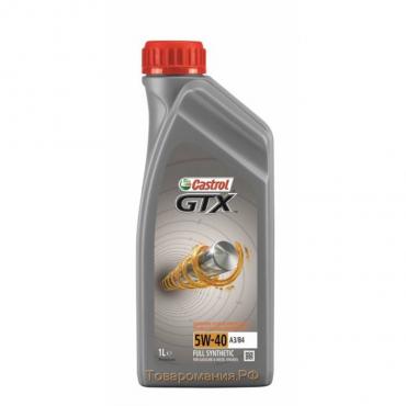 Масло моторное Castrol GTX 5W-40 A3/B4, 1 л