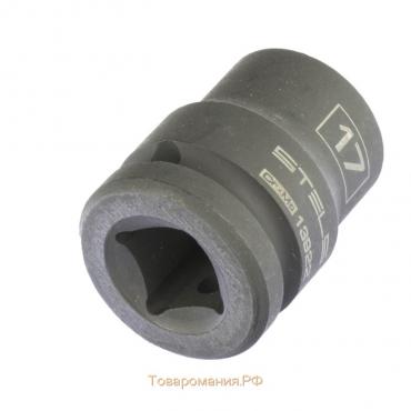 Головка ударная Stels 13922, 17 мм, 1/2", CrMo, шестигранная