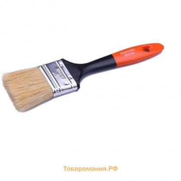 Кисть флейцевая HARDEN 620103, натуральная щетина, деревянная ручка, 76 мм