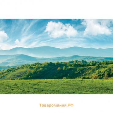 Фотобаннер, 300 × 200 см, с фотопечатью, люверсы шаг 1 м, «Луг», Greengo