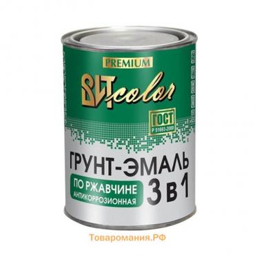 Грунт-эмаль ВИТcolor 3 в 1 по ржавчине красно-коричневая 1,8кг