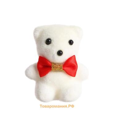 Игрушка из пенопласта «Мишка с бантом», 5 см, МИКС