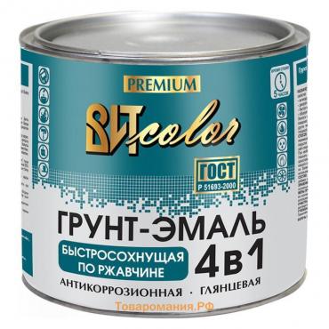 Грунт-эмаль по ржавчине 4 в 1 желтая ВИТcolor 1,8кг