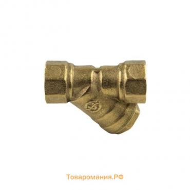 Фильтр грубой очистки Aquasfera 4001-02, 3/4", DN 20, внутренняя/внутренняя резьба, латунь