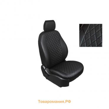 Авточехлы для Mazda CX5 Drive Direct, (40/60), 2012-2017, Ромб , экокожа, набор