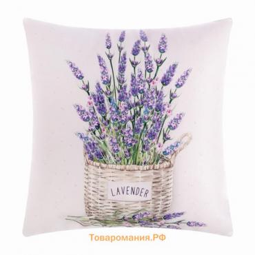 Подушка  "Lavender" 40х40 см, 100% п/э