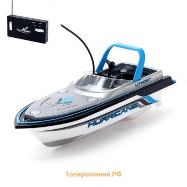 Катер радиоуправляемый Mini Boat, работает от аккумулятора, цвет синий