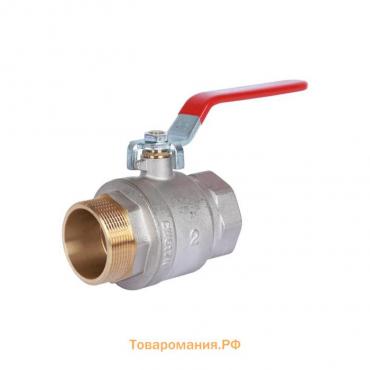 Кран шаровой ROMMER RBV-0002-0210350, 2", внутренняя/наружная резьба, рычаг