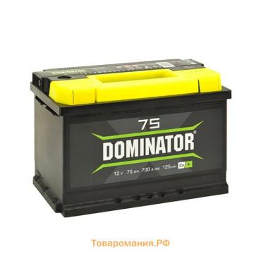 Аккумулятор Dominator 75 А/ч, 750 А, прямая полярность, 277х175х190 107015s